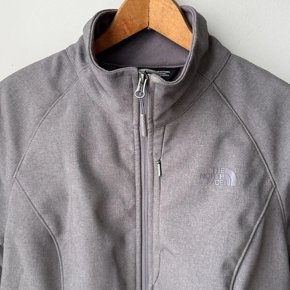 The North Face Soft Shell Waterproof Windproof Apex Barrier Gray Jacket